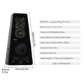 thumbnail image 4 of Arealer Electronic Digital Metronome with Timer Universal Electronic Metronome with and Beat Speed Control, Battery or USB Cable Powered, for Guitar Piano Violin Drum, 4 of 7