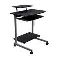 thumbnail image 1 of Techni Mobili Compact Computer Cart With Storage, Graphite, 1 of 4