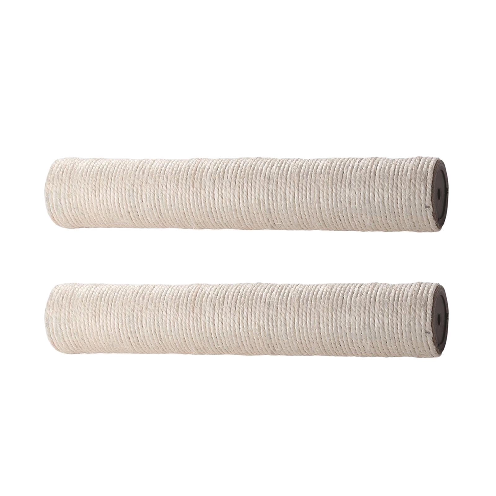 Scratch Post Refill Pole Extension Post DIY Cat Replacement Beige 30cm