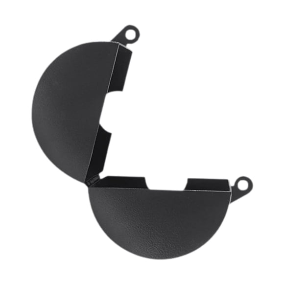 Lipstore Door Handle Lock Babyproof Door Knob Lock Out Device Door Handle Cover for Round Without Padlock
