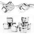 thumbnail image 2 of Stainless Steel Ice Cubes, Durable Reusable Chilling Stones for Whiskey Wine, 2 of 4