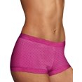 thumbnail image 1 of Maidenform Womens One Fab Fit Microfiber and Lace Boyshort, 7, Red Masquerade, 1 of 1