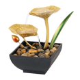 thumbnail image 3 of Tabletop Water Fountain Cascading for Office Home Decoration Ornament   Leaf, 3 of 9
