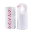 thumbnail image 2 of Clear Transparent Tape Refill Rolls for Dispenser | 10-Pack | 0.9 Inch Core | 0.7 Inch Wide | Strong BOPP Acrylic Adhesive | Office, Gift Wrapping, Document Repair, Sealing, Multi-Purpose Use, 2 of 9