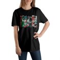 thumbnail image 2 of DC Comics La Ligue des Justiciers Personnages T-Shirt Noir, 2 of 3