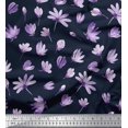 thumbnail image 1 of Soimoi Poly Georgette Fabric Artistic Flower Print Fabric by The Yard 52 Inch Wide, 1 of 3