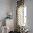 thumbnail image 2 of HLONK Bohemian Green Plant Rod Pocket Light Filtering Curtain  59 x 94 in, 2 of 5