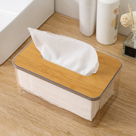 EGNMCR Housse en Panneau Composite Boîte à Mouchoirs Scandinave Ménage Salon Table Basse Boîte à Tiroirs Transparente Boîte à Tiroirs de Restaurant Tiroir à cassette