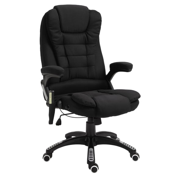 Vinsetto Massage Office Chair with 6-Point Vibration, Black