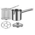 thumbnail image 3 of simhoa Deep Fryer Pot Multipurpose Portable Steamer Tray Cooking Supplies Fryer Pan F, 3 of 7