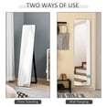 thumbnail image 4 of HOMCOM Full Length Mirror, Rectangular Full Body Mirror, Black, 4 of 10