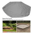 thumbnail image 3 of Sandbox Cover, Waterproof Outdoor  Sand Box Cover for Kids, Garden Sandbox  Cover Pool Cover with Drawstring for Sandpit Toys, Swimming Pool, Furniture, 3 of 7