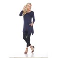 thumbnail image 2 of (Marine, G) - Tunique Unie pour Femme, 2 of 5