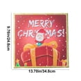 thumbnail image 2 of Christmas Gift Box Red Empty Paper Box 6.61 in x 6.61 in x 3.14 in For Personalized Holiday Presents, 2 of 7