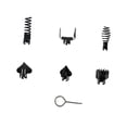 thumbnail image 4 of Baohd Nettoyeur de Drain, Tête de Coupe Combinée pour Tasses de Drain, Cuisine, Noir 7 Pcs, 4 of 5