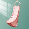 thumbnail image 1 of Robe Nuisette Sans Manches à Col Rond pour Femmes pour Dormir et Se Détendre, Douce, Confortable, Coupe Ample, Tenue d'Intérieur, 1 of 9