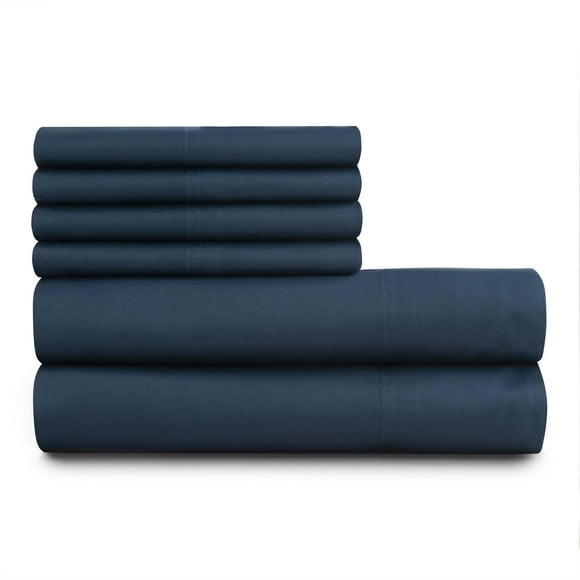 Style d’hôtel 1000 Thread Count Crique Bleue Egyptian Cotton Rich Luxury Bed Sheet Set, King