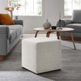 thumbnail image 1 of Modway Callum 17" Square Woven Heathered Fabric Upholstered Ottoman Patio Furniture, 1 of 9