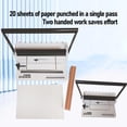 thumbnail image 3 of Wire Spiral Binding Machine 20 Sheet Punching 34 Square Holes 140 Sheet Binding Capacity Coil Binding Machine, 3 of 7