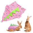 thumbnail image 4 of Ferret Clothes, Wide Application Eye Catching Dinosaur Style Bunny Clothes Soft Breathable Polyester Lint  For Pet S,M, 4 of 8