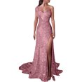 thumbnail image 1 of TIMIFIS Robe Longue Sirène Maxi Sans Manches à Paillettes pour Femme, Soirée Cocktail Bal de Promo Automne, 1 of 6