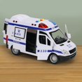 thumbnail image 2 of Modèle de Voiture de Police avec Lumière et Porte Ouvrable Véhicule de Simulation Musicale, 2 of 3
