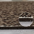 thumbnail image 3 of HOMERRY 9' x 12' Modern Area Rug for Living Room Braided Print Indoor Washable Neutral Carpet, Blue, 3 of 5