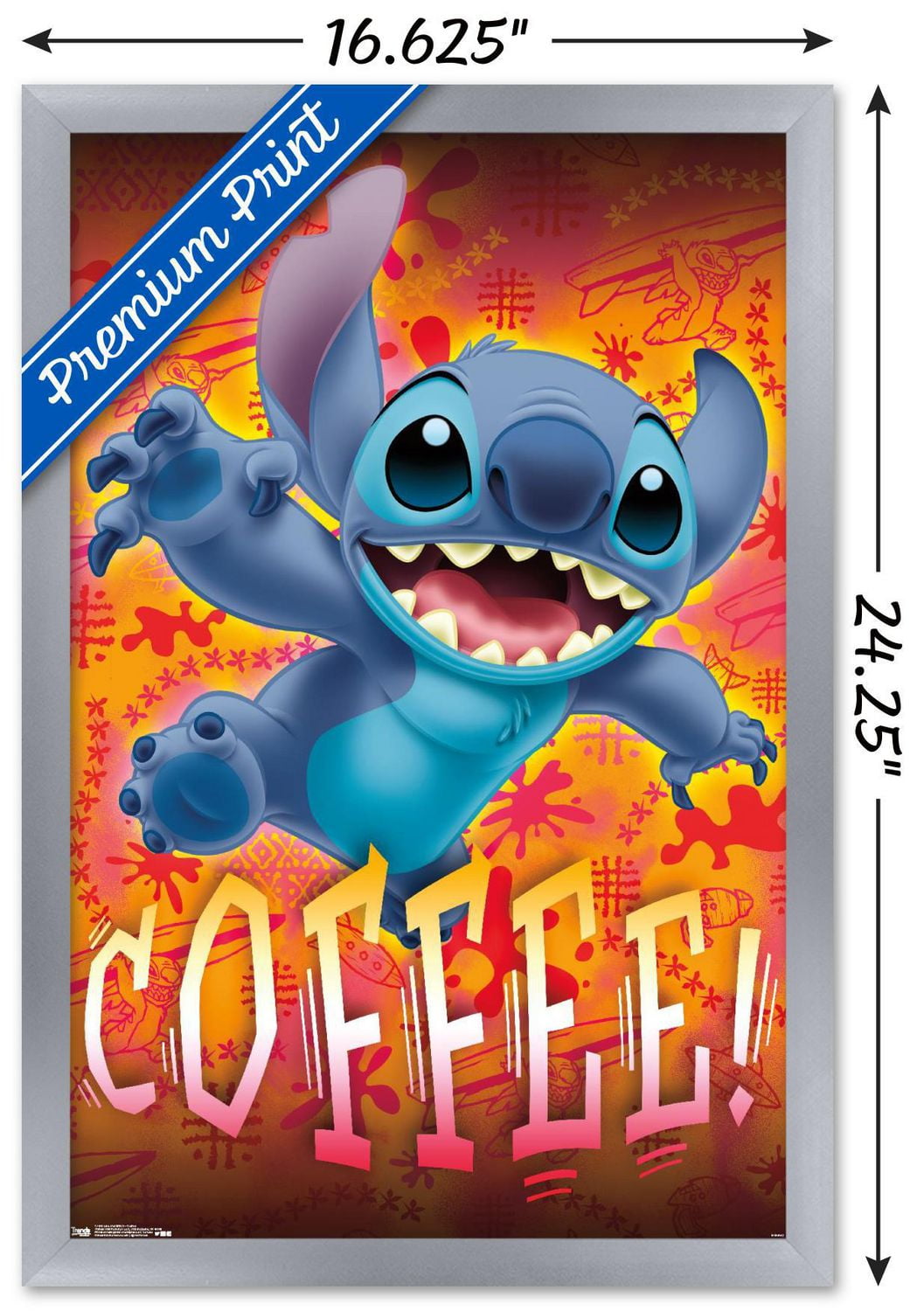 Disney Lilo and Stitch - Coffee Wall Poster, 22.375" x 34"