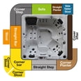 thumbnail image 2 of Canadian Spa Co. Side Table - Square Spa Surround Furniture, 2 of 3