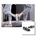thumbnail image 4 of Tignapoo Unisex Grey Rubber Sandals with Adjustable Straps, Lightweight & Non-Slip, Ideal for Beach, Camping, and Hiking, Available in Sizes 35-46, White Sole Design., 4 of 6
