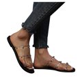 thumbnail image 3 of RKSTN Pantoufles pour Femmes Mode Décorées Pantoufles Couleur Bonbon à Talons Plats,Pantoufles pour Femmes Intérieur Extérieur, 3 of 7