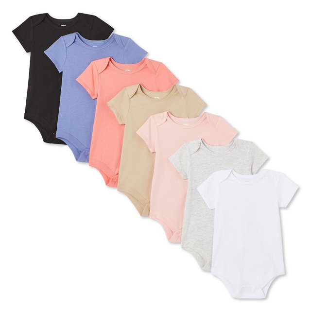 George Infants' Gender Inclusive Bodysuit 7-Pack