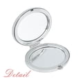 thumbnail image 2 of Movies Playing Seal Patterns Mirror Portable Fold Hand Makeup Double Side Glasses, 2 of 3
