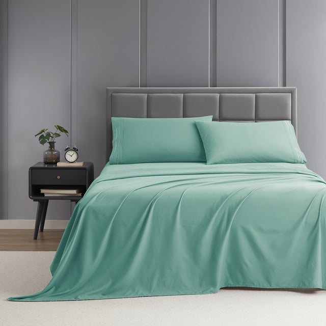 Nestl Full Sheet Set, 1800 Series Microfiber Deep Pocket 4 Piece Bed Sheet Set