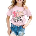 thumbnail image 1 of FhsagQ le 7 Juillet Mode Enfants Décontractée Imprimé Col Rond Ample Manches Courtes T-Shirt Haut Tout-Petit Filles T-Shirts de Printemps 4T Ensembles Pâques Chemises Filles Taille 7/8 Athlétique Pâques 12-13 Ans, 1 of 4