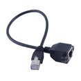 thumbnail image 4 of Étendre le Câble Ethernet Mâle au Câble d'Extension Femelle Mâle au Câble Ethernet Femelle Fournit 30cm RJ45 Mâle au Panneau de Vis Femelle Monter l'Extension Ethernet LAN, 4 of 8