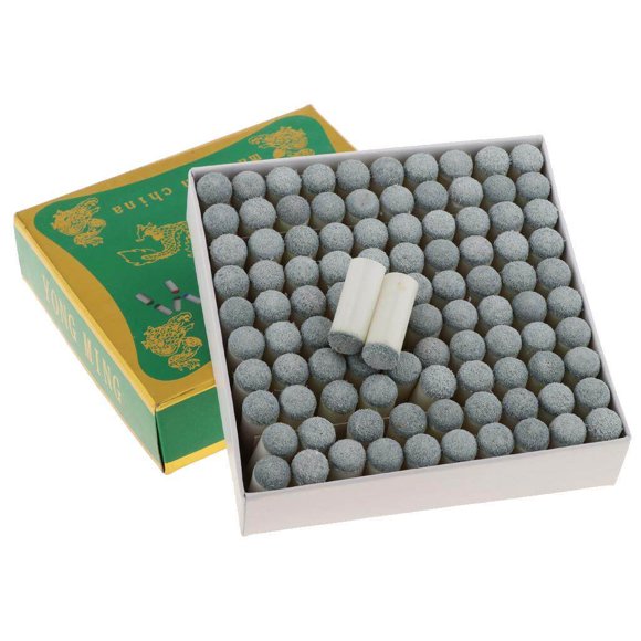 Maoww 100 Pcs Embouts à Enfiler pour Queue de Billard de Piscine Embouts de Bâton de Snooker 9 mm