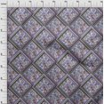 thumbnail image 4 of oneOone Polyester Spandex Medium Purple Fabric Floral Sewing Craft Projects Fabric Prints By Yard 56 Inch Wide, 4 of 4