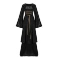 thumbnail image 2 of UPPADA Liquidation Robes d'Invitée de Mariage à Manches Évasées pour Femmes Robe de Cocktail Chic Robes de Bal d'Hiver Robes de Cocktail Formelles Robe vintage pour Thé, 2 of 7