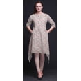 thumbnail image 2 of Bimba Mélange Rose Chat et Tour Eiffel Kurtas pour Femmes Ethniques Imprimés Asymétriques Hauts d'Été pour Femmes XXX-Large, 2 of 6