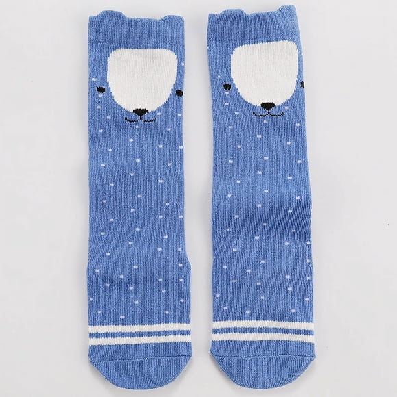 0 To 4 Years Autumn Winter Warm Kids Toddler Infant Baby Girls Boys Cute Animal Long Socks Cotton Knee High Socks Newborn Baby 2 S (0-2Y)