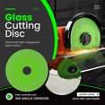 thumbnail image 3 of 2Pcs Glass Cutting Disc for Angle Grinder  Cutting Wheel for Tile Ceramic Jadestone, 3 of 8