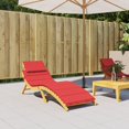 thumbnail image 1 of vidaXL Coussin pour Chaise Longue Rouge 186x58x3cm Tissu Oxford, 1 of 5
