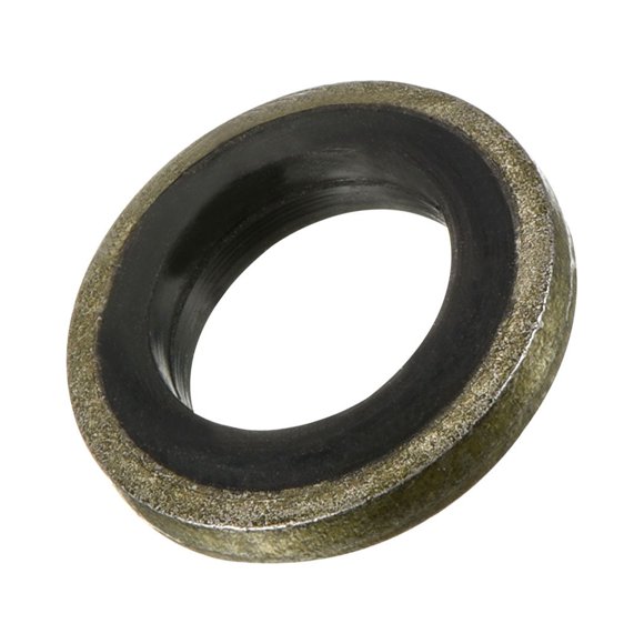 Unique Bargains M8 13.5x8x2mm Carbon Steel Nitrile Rubber Bonded Sealing Washers, 5 Pack
