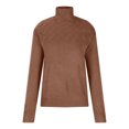 thumbnail image 3 of Besolor Chandails à Col Roulé pour Femmes Manches Longues Décontractées Tricot Torsadé Pull Ample Automne Hiver, 3 of 6