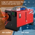 thumbnail image 4 of VEVOR Diesel Air Heater All in One 12V 8KW,Mini Diesel Parking with Black LCD Switch & Silencer & Remote Control,Fast Heating for Car Bus Truck Boat Trailer Motorhomes Engineering Vehicles (Red), 4 of 9