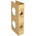 thumbnail image 2 of Don Jo 942-PB-CW Wrap-Around, Lockset & Deadlock Plate 9" Brass 2-3/8" Bs, 2 of 3