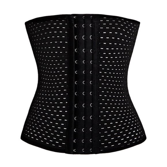 Ruiboury sous-Vêtements Féminins Universels Saison Shapewear Ventre Élastique Respirant Corset Entraînement Modelant Enveloppement Amincissant pour Sport Noir TTG