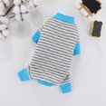 thumbnail image 1 of Empty Quilted Winter Pet Four-legged Clothes Striped Full Body Clothes Pet Clothes, 1 of 9