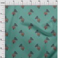 thumbnail image 2 of oneOone Cotton Poplin Fabric Floral & Block Print Fabric By Yard 42 Inch Wide, 2 of 4
